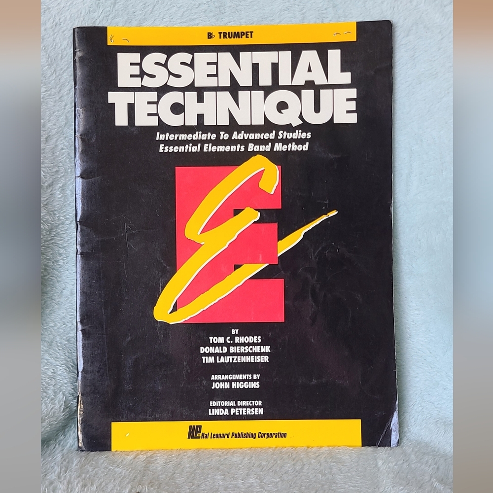 Essential Technique Trumpet Book by - Black and Yellow
